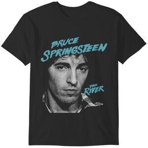Bruce Springsteen The River T-Shirt Classic Rock Album Graphic Fan Tee 104